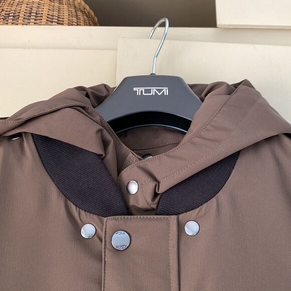 NEW TUMI Brown FLEX JACKET SIZE MEDIUM THREE PART JACKET - Picture 4 of 12